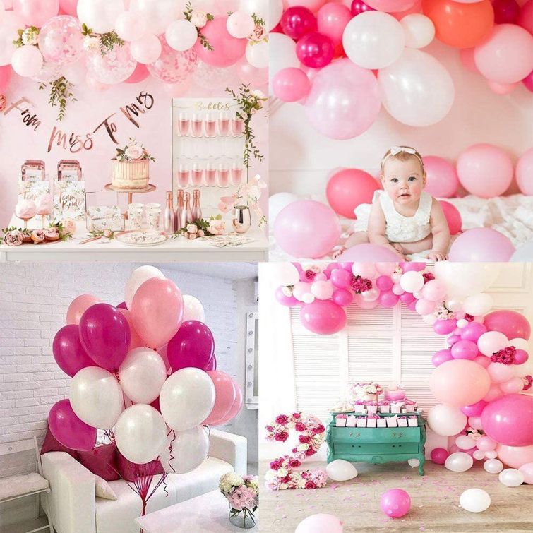 Baby girl outlet confetti balloons